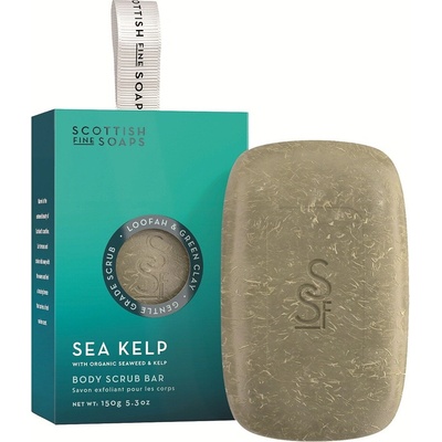 Scottish Fine Soaps Sea Kelp Body Scrub Bar exfoliační tělové mýdlo 150 g