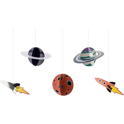 PartyDeco Висяща Декорация - Космос