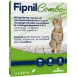 OrionPharma Fipnil Combo XS Разтвор за капково приложение за котки и порове, 3 пипети