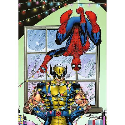 Trefl Premium Plus Spider-Man&Wolverine Vánoce 1000 dílků