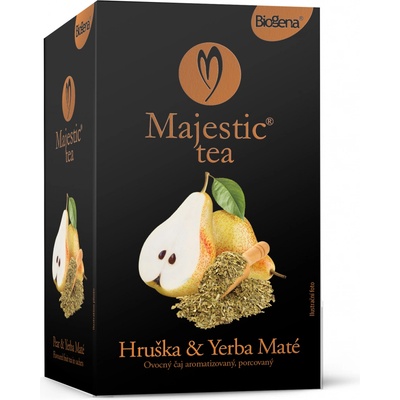 Biogena Majestic Tea hruška a yerba maté 20 x 2,5 g