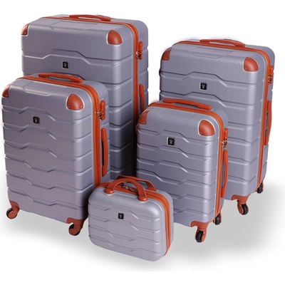 BERTOO Firenze stříbrný set 5v1 142l, 97l, 63l, 38l, 14l