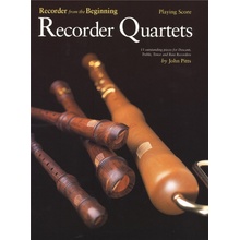 Recorder Quartets 13 outstanding piece kvartet zobcových fléten SATB 13 oblíbených skladeb