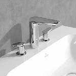 Villeroy & Boch Смесител за умивалник Villeroy&Boch Antao с двойна ръкохватка, гланциран хром (TVW11100100061)