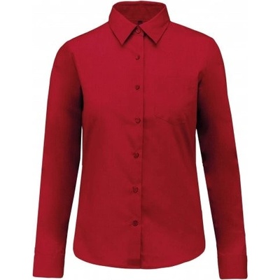 Kariban cotton s dlhým rukávom červená