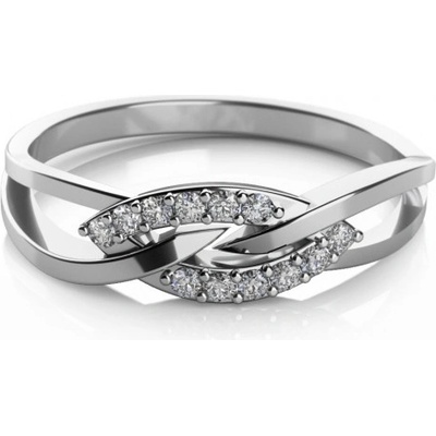 Couple prsten Emma bílé zlato se zirkony 585 68 1 0565.1B00.0.62.001