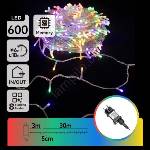 Aigostar - LED RGBY външен гирлянд 600xLED/6W/230V 30m IP44 (AI2116)