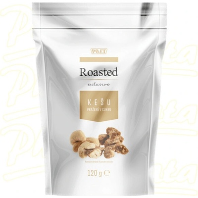 POEX Roasted exclusive Kešu pražené v cukru 120 g