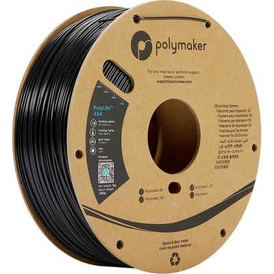 Polymaker PolyLite ASA, 1,75 mm, 1 kg (PF01001) čierna