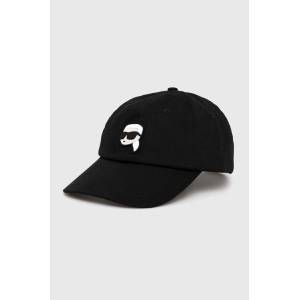 Karl Lagerfeld Памучна шапка с козирка (230W3401)