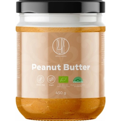 BrainMax Pure Peanut Spread 100% Arašidový krém BIO 450 g