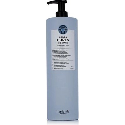 Maria Nila Coils & Curls Co-Wash 1000 ml шампоан и балсам 2в1 за къдрава и вълнообразна коса унисекс