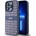DKNY Кейс DKNY Leather Mono Stripe & Metal Logo за iPhone 15 Pro, син (3666339260835)