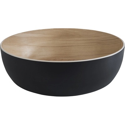 APS 84935 Melaminová mísa černá hnědá 4,7 l 300 x 95 mm