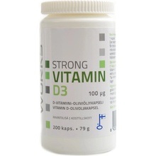 NutriWorks Strong Vitamin D3 2000iu 200 kapslí