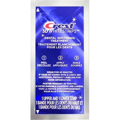 Procter & Gamble Poloviční bal. Crest 3D Whitestrips PROFESSIONAL WHITE bělící pásky na zuby 20 ks – Zboží Dáma
