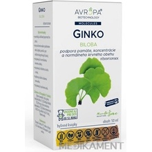 Avropa Ginko Biloba bylinné kvapky 50 ml