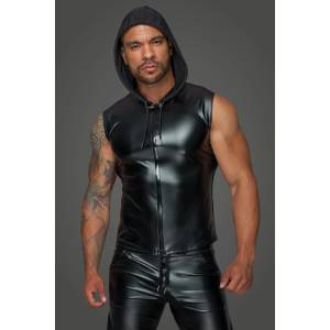 Noir Handmade H062 Hooded Shirt with 2-way Zipper 3XL