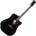 Cort EARTH 60CE Black Gloss Електро-акустична китара Дреднаут