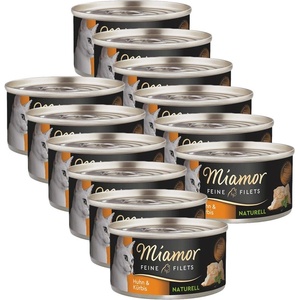 Miamor Feine Filets Naturell пиле и тиква 12 x 80 г