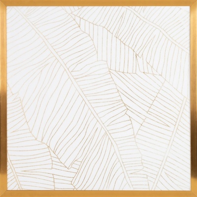 OBRAZ LIMITED COLLECTION LUNA2 53X53 BIELY