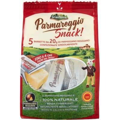 Granterre parmareggio parmazán snack 5 ks 100 g
