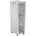 Lanberg rack cabinet 19" free-standing 42U/600x800 (flat pack) with glass door lcd grey v2 (FF01-6842-12SL)