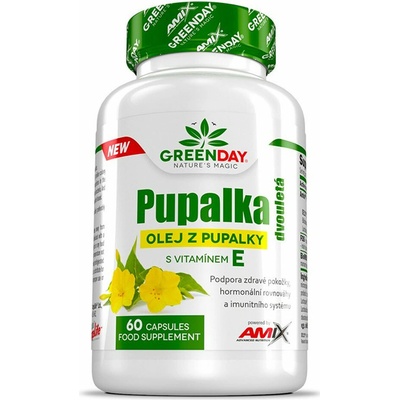 Amix GreenDay Primrose evening oil Pupalka dvouletá s vitamínem E 90 kapslí