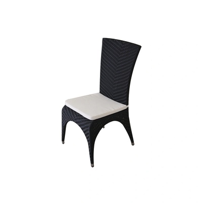 Mira-N Стол трапезен como black с възглавница ратан (0195107)