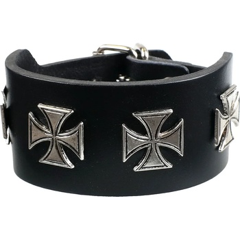 Image 1 of Leather & steel fashion Гривна Cross - LSF1 07