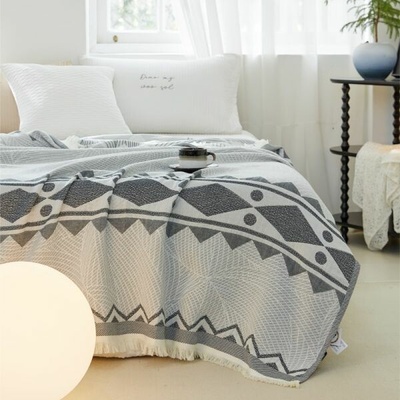 Šedá Bodky strapec 200x230cm