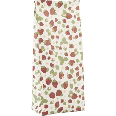 Ib Laursen Papírový sáček Strawberries 30,5 cm, červená barva, plast – Zboží Mobilmania