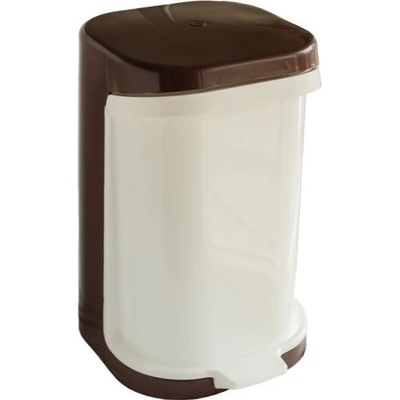 Husqvarna Group Koš odpadkový nášlapný 25 l čtvercový s vložkou PH BÍ/HN – Zboží Dáma