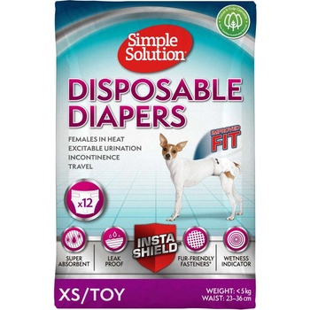 Simple Solution Simple Solution-Памперси за женски кучета XS/toy 12 бр
