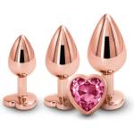NS Novelties Rear Assets Trainer Kit Rose Gold Pink Heart