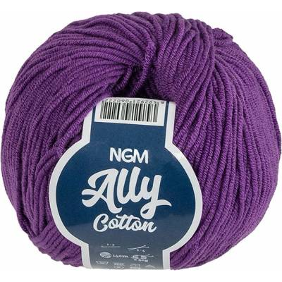 Bellatex Příze ALLY cotton 50g / 140 m Fialová