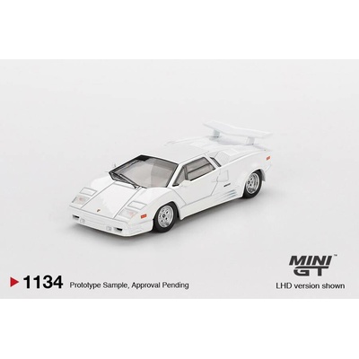 MINI GT Lamborghini Countach 25th Anniversary White blister 1:64