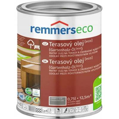 Olej na dřevo Remmers ECO 0,75 l stříbrnošedý, pro venkovní použití