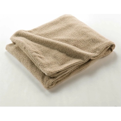 douceur d'intérieur Béžová fleece deka Curly Wooly 180x220