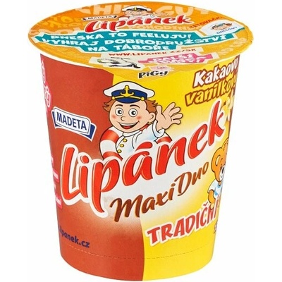 Madeta Lipánek Maxi duo kakaovo vanilkový 130 g