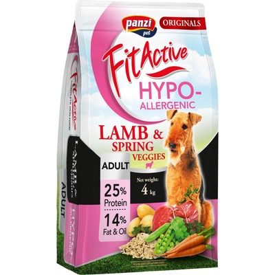 FitActive Originals Adult Hypoallergenic jahňacie so zeleninou 4 kg
