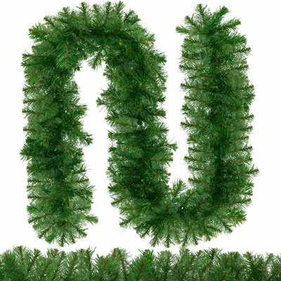 SPRINGOS Vánoční řetěz Girlanda z větviček extra hustá 2,7m zelená CA1443-XG – Zboží Mobilmania