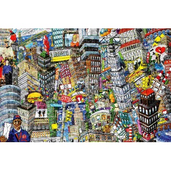 DIMEX ART s. r. o Флизелинов фототапет анимационен град ii. 375 x 250 см