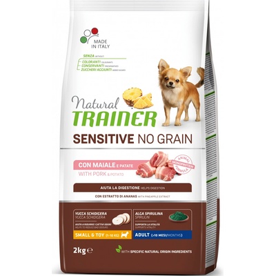 Trainer Natural Sensitive NO GRAIN Mini Adult Pork 2 kg