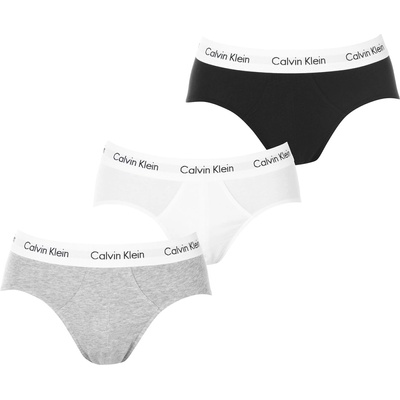 Calvin Klein Слипове Calvin Klein 3 Pack Briefs - Wht/Blk/Gry