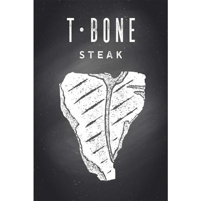 Ceduľa Steak T- Bone