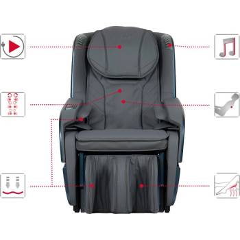 Casada Масажен стол с антистрес система Braintronics CASADA ECOSONIC - сребристо сиво (CMS - 575)