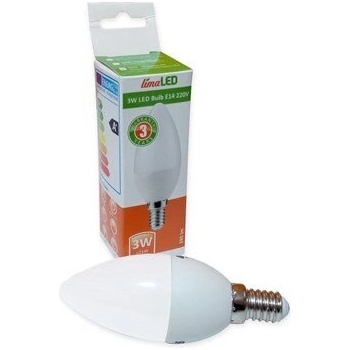 Image 1 of limaLED LED Лампа 3W, Е14, C37, 3000K - limaLED (358)