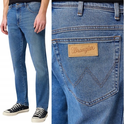 Wrangler Texas Slim pánske džínsy so zúženými nohavicami