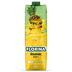 FLORINA сок от ананас от концентрат 100%